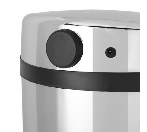 Ведро для мусора СЕНСОРНОЕ 30 л, нержавеющая сталь, зеркальная крышка, питание от 4-х батареек AA (не входят в комплект), LAIMA, 609329