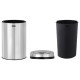 Ведро для мусора СЕНСОРНОЕ 30 л, нержавеющая сталь, зеркальная крышка, питание от 4-х батареек AA (не входят в комплект), LAIMA, 609329