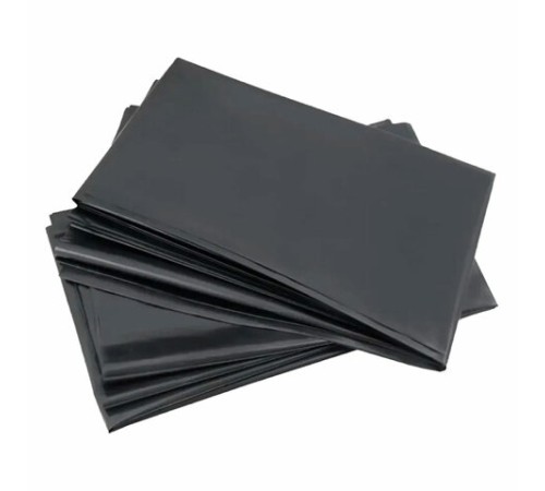 Мешки для мусора 160 л, черные, в пачке 20 шт., ПВД, 65 мкм, 90х120 см, ОСОБО ПРОЧНЫЕ, КБ 