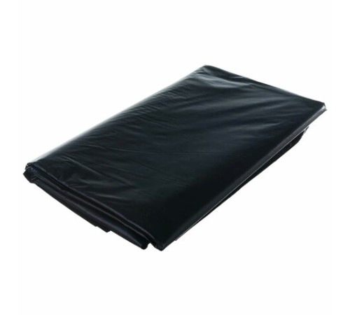 Мешки для мусора 160 л, черные, в пачке 20 шт., ПВД, 65 мкм, 90х120 см, ОСОБО ПРОЧНЫЕ, КБ 