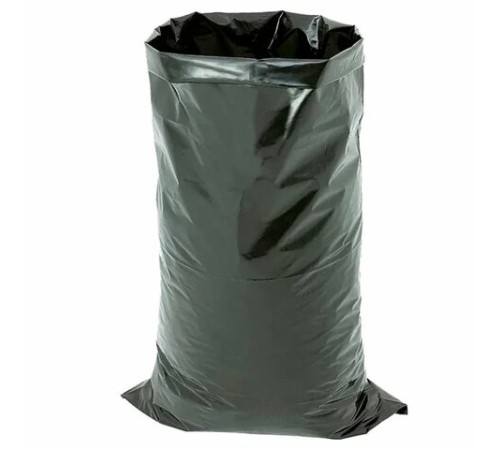 Мешки для мусора 160 л, черные, в пачке 20 шт., ПВД, 65 мкм, 90х120 см, ОСОБО ПРОЧНЫЕ, КБ 