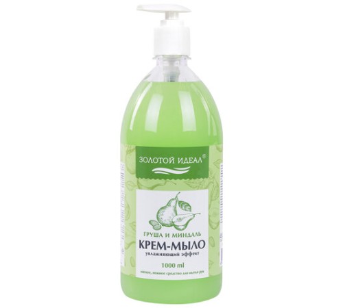 Мыло-крем жидкое 1 л, ЗОЛОТОЙ ИДЕАЛ 