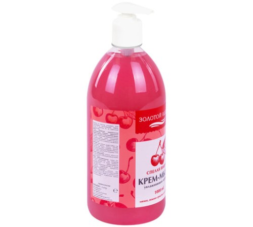 Мыло-крем жидкое 1 л, ЗОЛОТОЙ ИДЕАЛ 