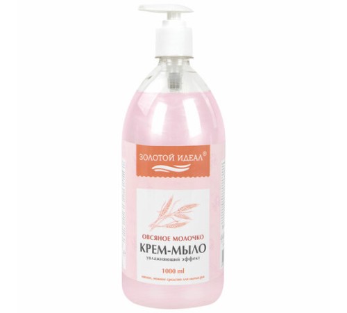 Мыло-крем жидкое 1 л, ЗОЛОТОЙ ИДЕАЛ 