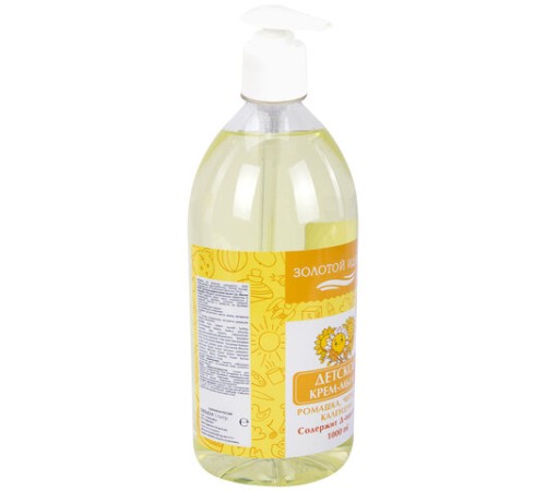 Мыло-крем жидкое гипоаллергенное 1 л, ЗОЛОТОЙ ИДЕАЛ KIDS 