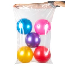 Пакеты фасовочные ПРОЧНЫЕ, первичный ПВД 60х90 см, КОМПЛЕКТ 100 шт., 50 мкм