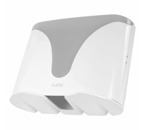 Диспенсер для полотенец EXTRA LAIMA PROFESSIONAL, (Система H2), Z-сложения, белый, ABS-пластик, 609472, 303368