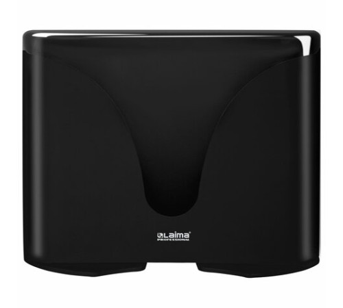 Диспенсер для полотенец EXTRA LAIMA PROFESSIONAL, (Система H2), Z-сложения, черный, ABS-пластик, 609473, 303369