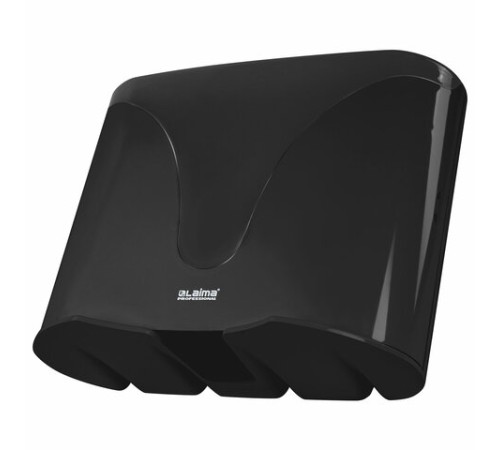 Диспенсер для полотенец EXTRA LAIMA PROFESSIONAL, (Система H2), Z-сложения, черный, ABS-пластик, 609473, 303369