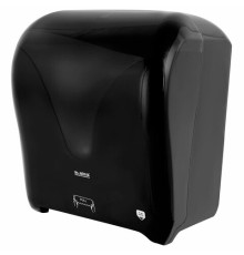 Диспенсер для полотенец в рулонах с автоотрезом листа EXTRA LAIMA PROFESSIONAL, (система H1), черный, ABS-пластик, 609476, 303053