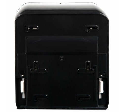 Диспенсер для полотенец в рулонах с автоотрезом листа EXTRA LAIMA PROFESSIONAL, (система H1), черный, ABS-пластик, 609476, 303053