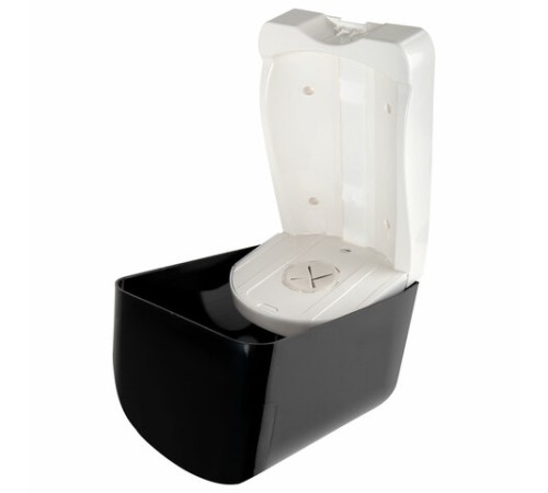 Диспенсер для полотенец с центральной вытяжкой EXTRA LAIMA PROFESSIONAL, (M1/M2), черный, ABS-пластик, 609477, 303213