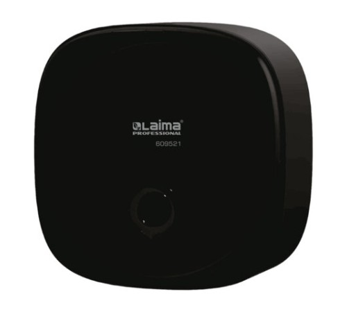 Диспенсер для туалетной бумаги LAIMA PROFESSIONAL PREMIUM BLACK (Система T2), малый, черный, ABS-пластик, 609521