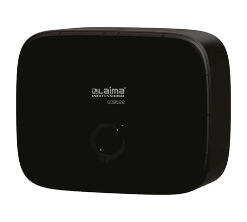 Диспенсер для полотенец LAIMA PROFESSIONAL PREMIUM BLACK (Система H2), Z-сложения, черный, ABS-пластик, 609522