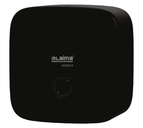 Диспенсер для полотенец LAIMA PROFESSIONAL PREMIUM BLACK (Система H3), V-сложения, черный, ABS-пластик, 609523
