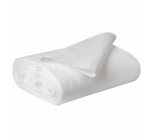 Полотно ВАФЕЛЬНОЕ отбеленное, рулон 0,45х60 м, в пакете, плотность 140 (±10) г/м2, LAIMA, 609575