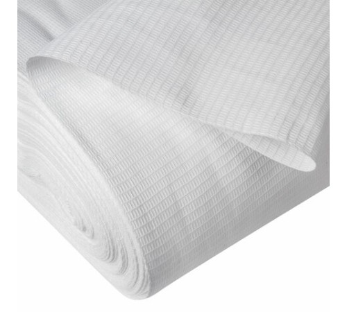 Полотно ВАФЕЛЬНОЕ отбеленное, рулон 0,45х60 м, в пакете, плотность 140 (±10) г/м2, LAIMA, 609575