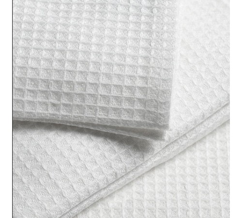 Полотно ВАФЕЛЬНОЕ отбеленное, рулон 0,45х60 м, в пакете, плотность 200 (±10) г/м2, LAIMA, 609578