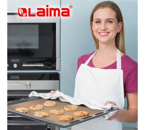 Бумага для выпечки силиконизированная в листах 40 см x 60 см КОМПЛЕКТ 500 штук, цвет коричневый, LAIMA, CH, 609590
