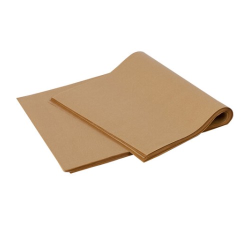 Бумага для выпечки силиконизированная в листах 40 см x 60 см КОМПЛЕКТ 500 штук, цвет коричневый, LAIMA, CH, 609590