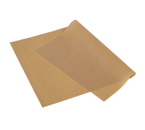 Бумага для выпечки силиконизированная в листах 40 см x 60 см КОМПЛЕКТ 500 штук, цвет коричневый, LAIMA, CH, 609590