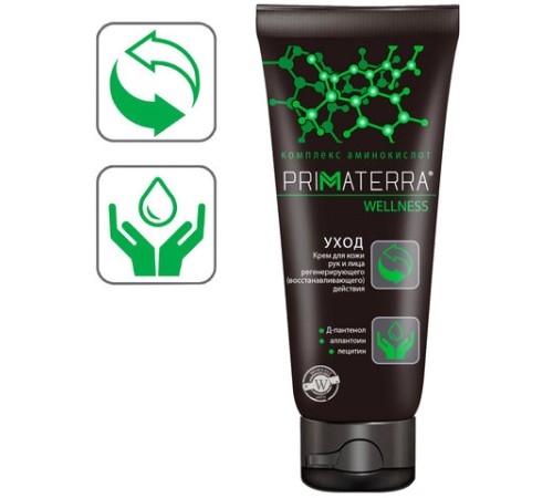 Крем регенерирующий 100 мл, PRIMATERRA WELLNESS, питание и восстановление