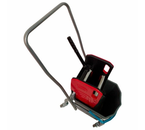 Тележка уборочная Eco-Force, 1 съемное ведро 25 л, отжим, металлический каркас, бесшумные колеса, 21EF/1