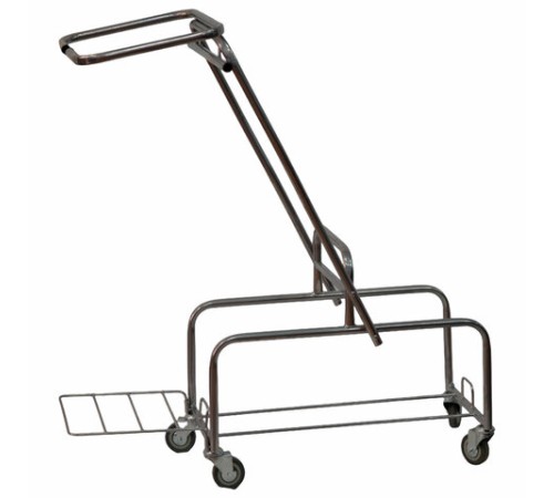 Тележка уборочная Eco-Force, 2 ведра по 25 л, отжим, лоток для химии, держатель для мешка, металлический каркас, бесшумные колеса, 22EF/6