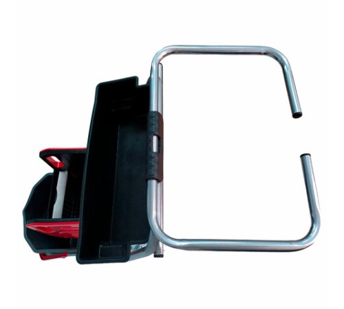 Тележка уборочная Eco-Force, 1 ведро 25л, отжим, лоток для химии, держатель для мешка, металлический каркас, бесшумные колеса, 21EF/6