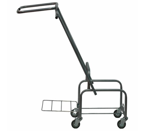 Тележка уборочная Eco-Force, 1 ведро 25л, отжим, лоток для химии, держатель для мешка, металлический каркас, бесшумные колеса, 21EF/6