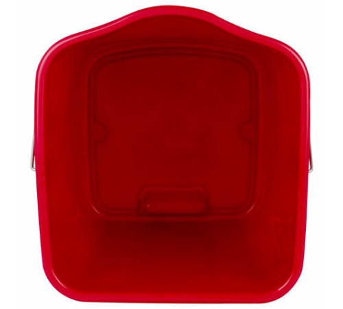 Ведро УНИВЕРСАЛЬНОЕ 25 л, КРАСНОЕ, подходит для уборочных тележек, уборки, хранения, пластик, 609755, 25EC/5