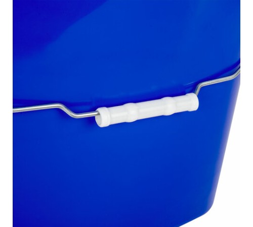 Ведро УНИВЕРСАЛЬНОЕ 25 л, СИНЕЕ, подходит для уборочных тележек, уборки, хранения, пластик, 609756, 25EC/6