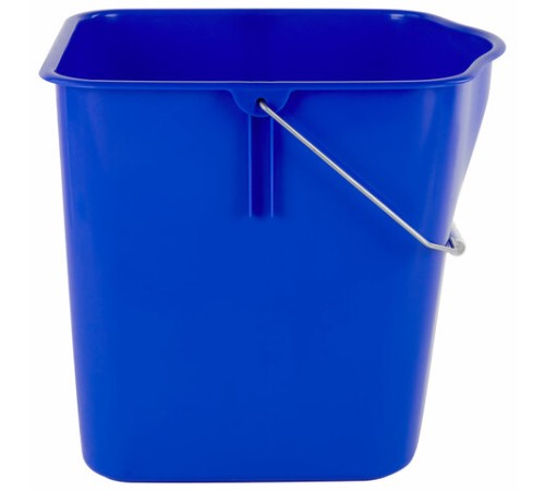 Ведро УНИВЕРСАЛЬНОЕ 25 л, СИНЕЕ, подходит для уборочных тележек, уборки, хранения, пластик, 609756, 25EC/6