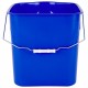 Ведро УНИВЕРСАЛЬНОЕ 25 л, СИНЕЕ, подходит для уборочных тележек, уборки, хранения, пластик, 609756, 25EC/6