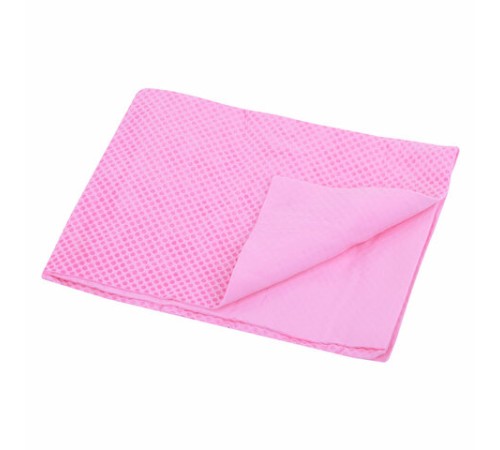 Салфетка протирочная 3D-СУПЕРВПИТЫВАЮЩАЯ PVA-замша 43x32 см, в тубе, розовая, LAIMA HOME, 609973