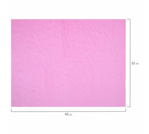 Салфетка протирочная 3D-СУПЕРВПИТЫВАЮЩАЯ PVA-замша 43x32 см, в тубе, розовая, LAIMA HOME, 609973