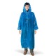 Дождевик-плащ синий на кнопках полиэтиленовый, универсальный размер 118x70 см, Komfi