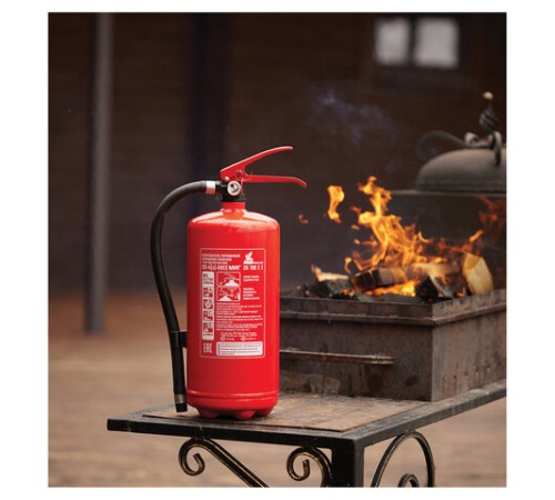 Огнетушитель порошковый ОП-4, АВСЕ (твердые, жидкие, газообразные вещества, электро установки), МИГ, 111-06/05