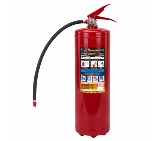 Огнетушитель порошковый ОП-5, АВСЕ (твердые, жидкие, газообразные вещества, электрические установки) закачной, ЗПУ Алюм, ЯРПОЖ, УТ-00001664