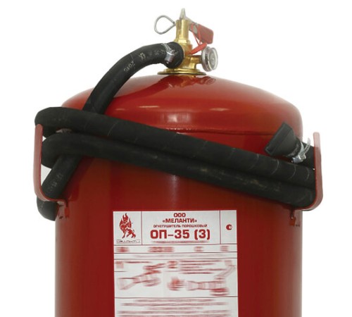 Огнетушитель порошковый ОП-35, ПЕРЕДВИЖНОЙ, АВСЕ(твердые в-ва, горючие жидкости и газы, электрооборудование до 1000В) закачной, МЕЛАНТИ, ОП-35 АВСЕ