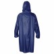 Дождевик-плащ синий на молнии многоразовый с ПВХ-покрытием, размер 52-54 (XL), рост 170-176, ГРАНДМАСТЕР, 610866