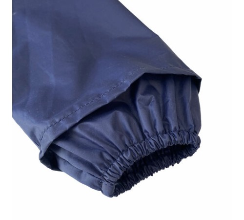 Дождевик-плащ синий на молнии многоразовый с ПВХ-покрытием, размер 52-54 (XL), рост 170-176, ГРАНДМАСТЕР, 610866