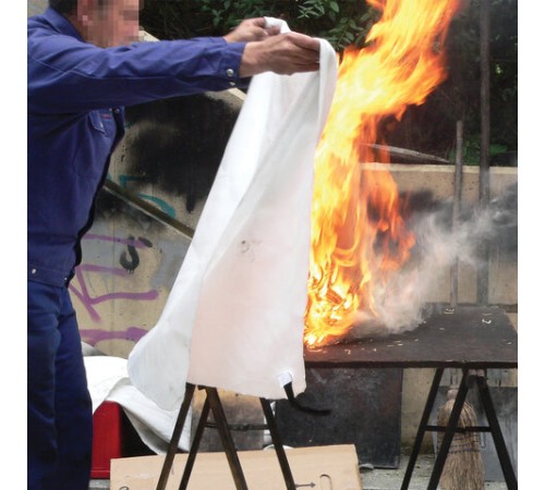 Полотно противопожарное ПП-600, размер 1,5х2 м, СТРОЙПОЖНАДЗОР, 00-00001086