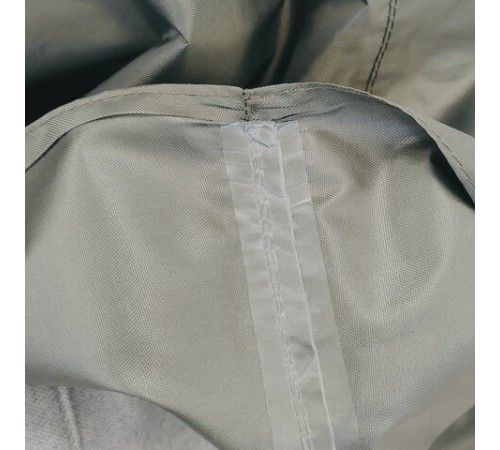 Дождевик-пончо хаки на кнопках многоразовый с ПВХ покрытием и мешком для хранения ГРАНДМАСТЕР, 610882