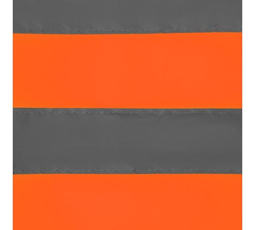 Жилет сигнальный, 2 светоотражающие полосы, ОРАНЖЕВЫЙ, XL (52-54), ГРАНДМАСТЕР, 610886