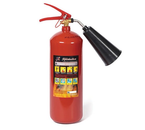 Огнетушитель углекислотный ОУ-2, ВСЕ, закачной, в индивидуальном коробе, ЯРПОЖ, 41