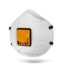 Респиратор с клапаном КОМПЛЕКТ 10 шт., полумаска фильтрующая, формованный, FFP2, JM-8622