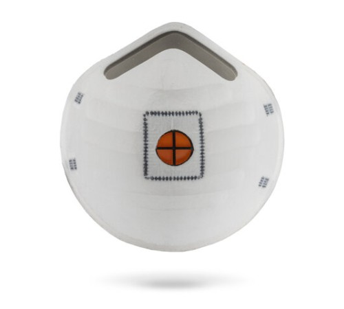 Респиратор с клапаном КОМПЛЕКТ 10 шт., полумаска фильтрующая, формованный, FFP2, JM-8622