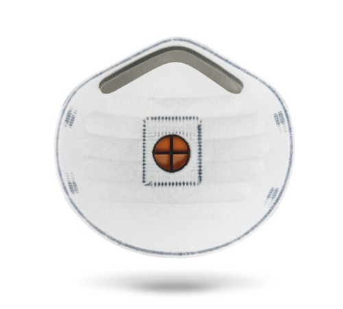 Респиратор с клапаном и угольным фильтром, КОМПЛЕКТ 10 шт., полумаска фильтрующая, формованный, FFP2, JM-8626