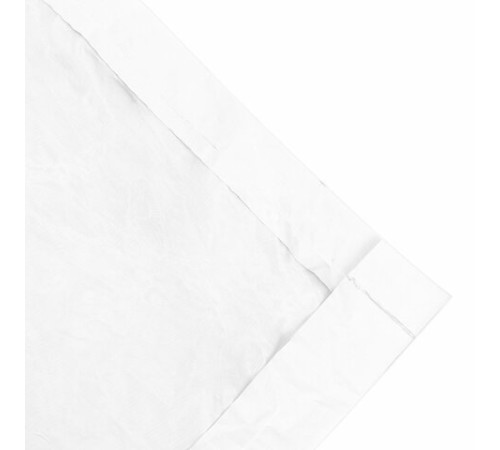 Дождевик-плащ белый на кнопках, EVA, многоразовый прочный, чехол в комплекте, универсальный размер, SHAMAANI (ШАМААНИ), 610935